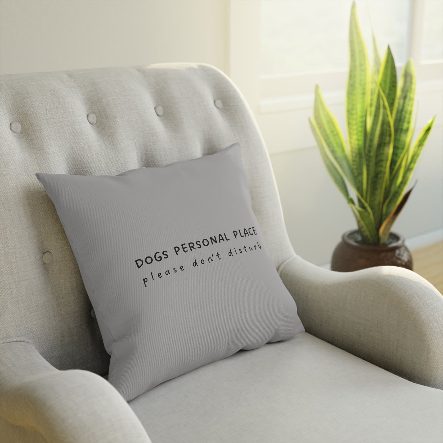 Cozy Cushion “Dog’s Personal Space”
