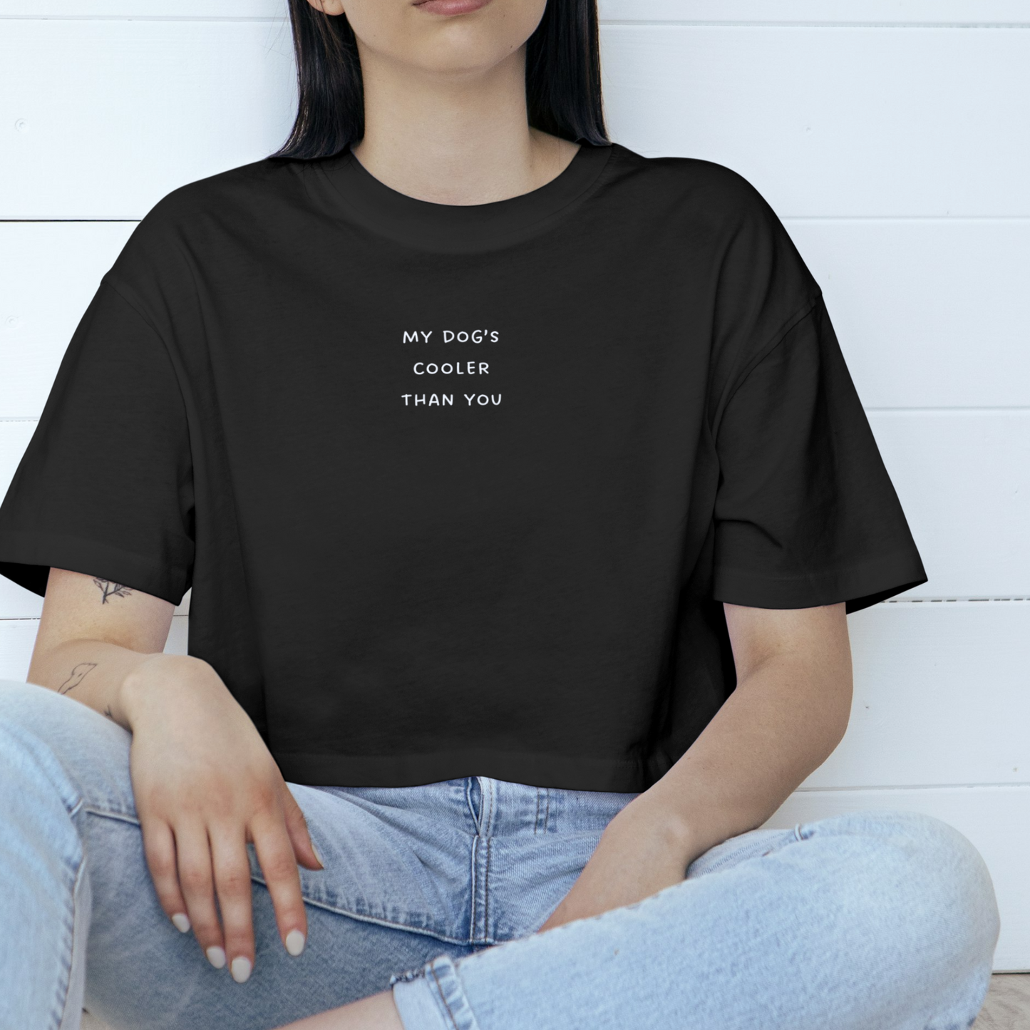 Daily Tee „My Dog's Cooler Than You“ / 3 Farben