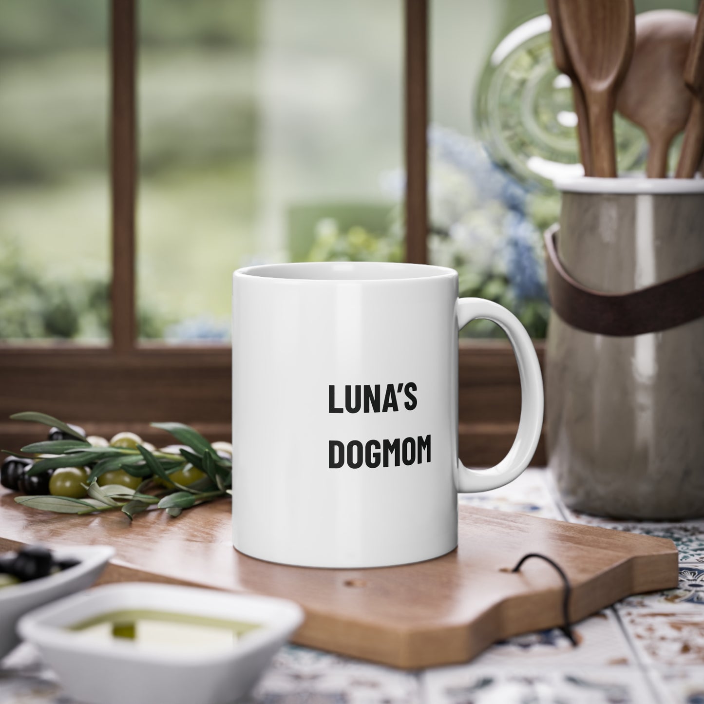 All-Day Mug „Dogmom“ - Personalisierbar