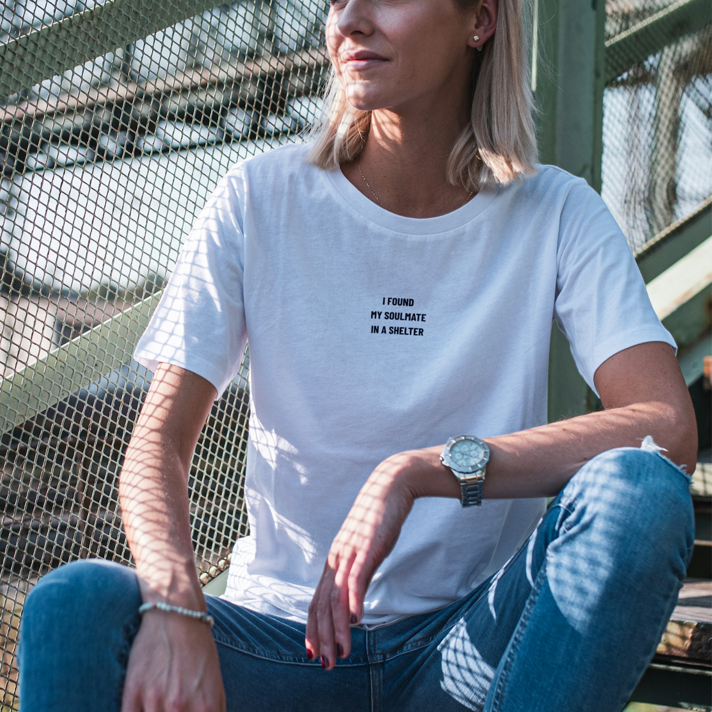 Daily Tee „I Found My Soulmate in a Shelter“ / 3 Farben