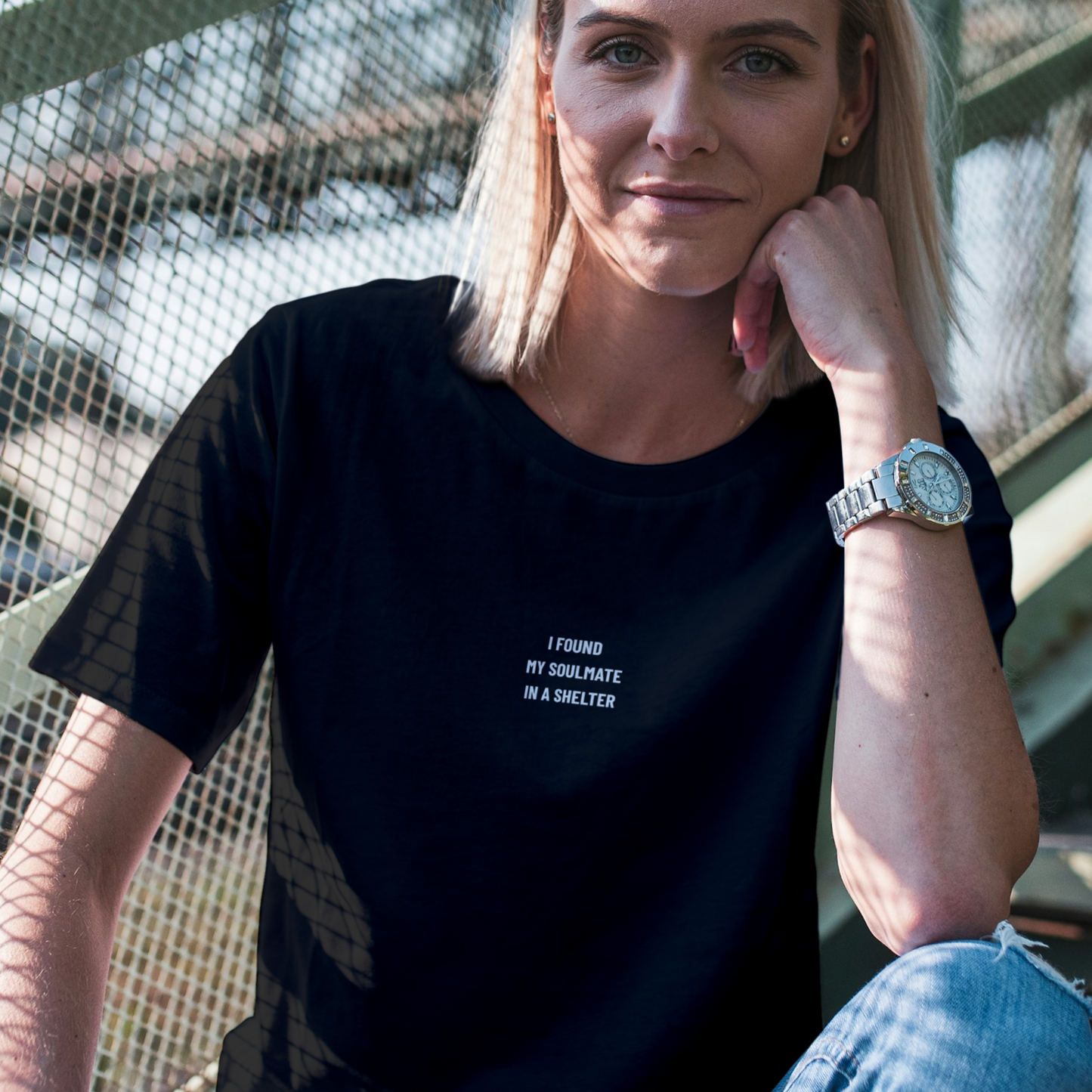 Daily Tee „I Found My Soulmate in a Shelter“ / 3 Farben